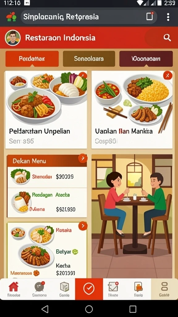 8055 - Tampilan antarmuka yang user-friendly dan mudah dinavigasi.