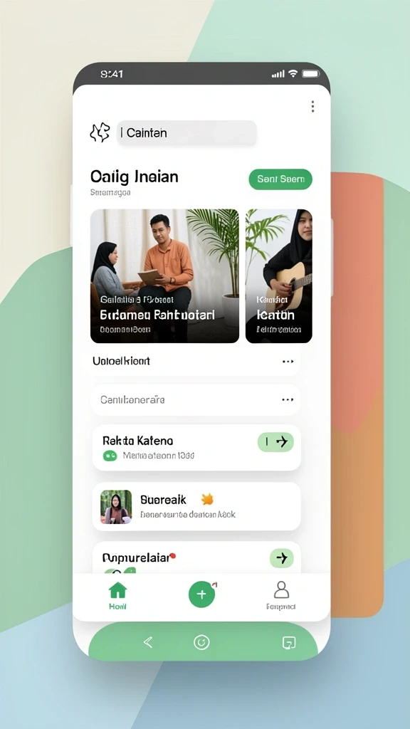 ariestogel - Tampilan antarmuka yang modern dan menarik.