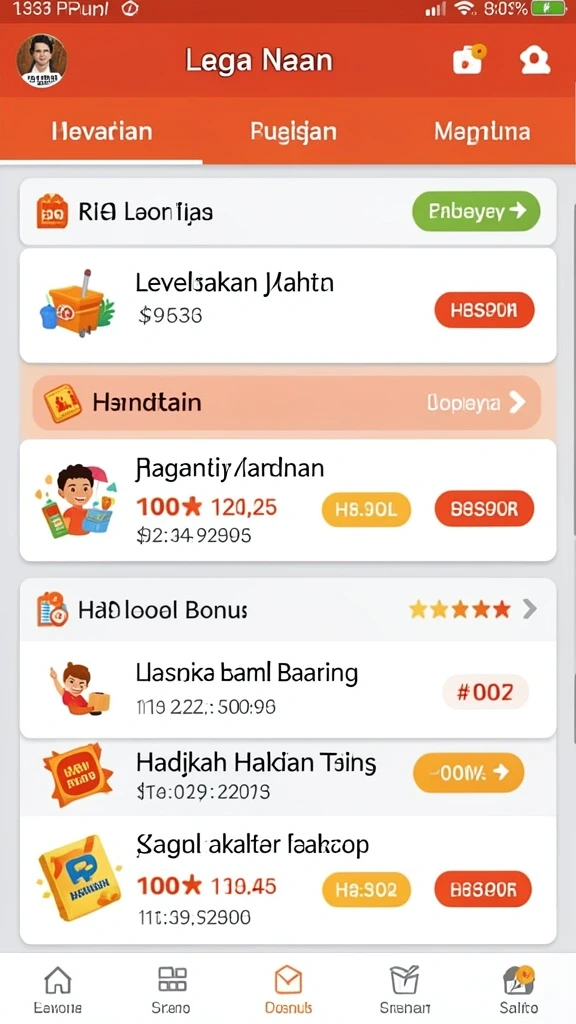 ariestogel - Sistem hadiah menarik untuk pemain aktif.