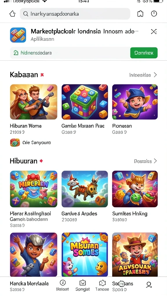 rahayu88 - Screenshot menunjukkan fitur interaksi sosial antar pemain.